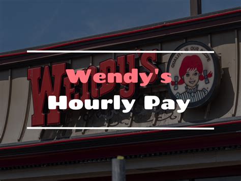 The average Wendy&x27;s hourly pay ranges from approximately 15 per hour for a Cashier to 20 per hour for a Restaurant Manager. . Wendys pay per hour
